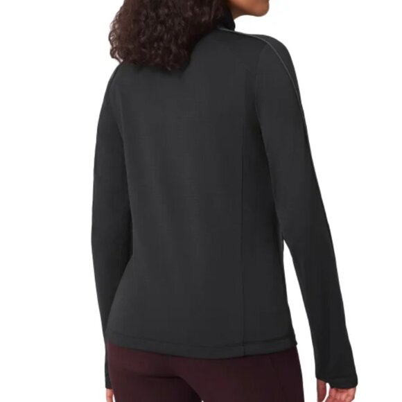 NEW Mondetta Quarter-Zip Pullover Long Sleeve Active Thumbhole Sport Shirt Top - Picture 2 of 4